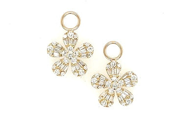 Cheery Flower Charm Earrings