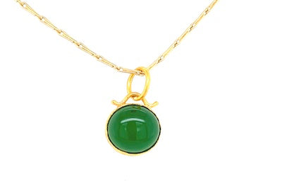 Green Agate Pendant