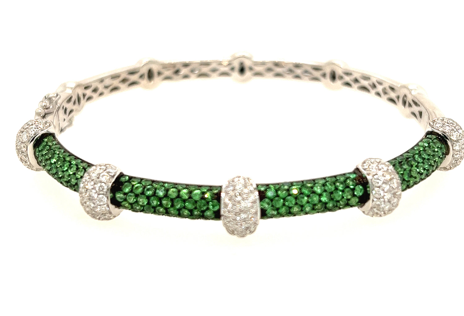 Tsavorite Diamond Bracelet