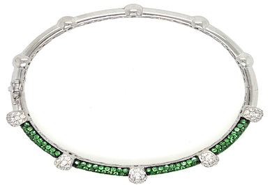 Tsavorite Diamond Bracelet