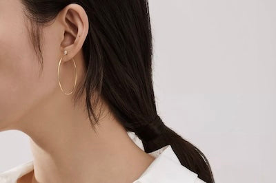 Tiffany Diamond Hoops