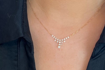 Floating Diamond Necklace