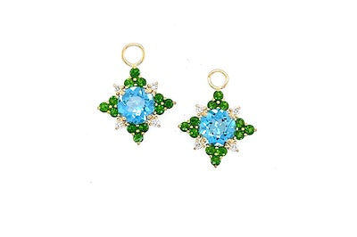 Spanish Blue Topaz Charms