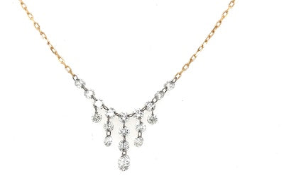 Floating Diamond Necklace