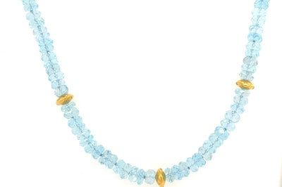 Blue Topaz Coachella Necklace