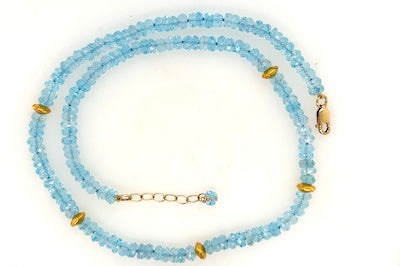 Blue Topaz Coachella Necklace