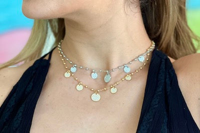 Diamond Disc Ibiza Necklace