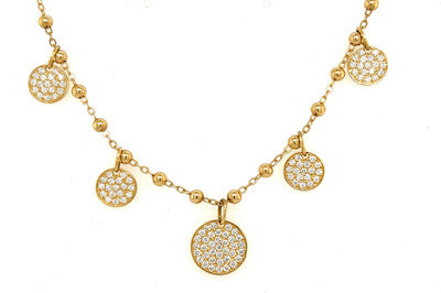 Diamond Disc Ibiza Necklace