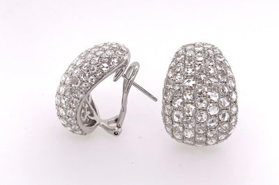 Classic Rose Cut Diamond Earrings