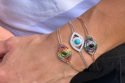 Rainbow Eye Bracelet