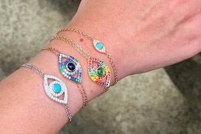 Rainbow Eye Bracelet
