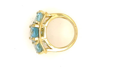 Majestic Blue Topaz Ring