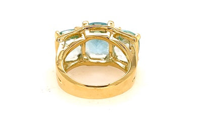 Majestic Blue Topaz Ring