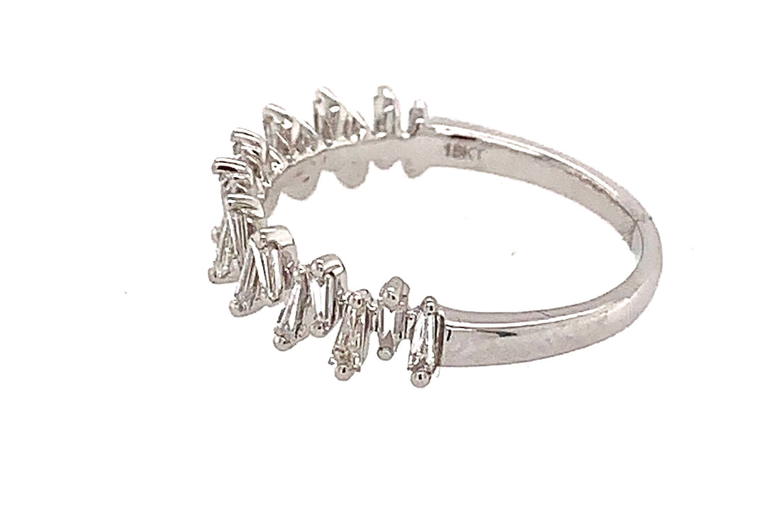 Scattered Baguette Ring