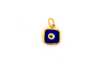 Square Evil Eye Charm