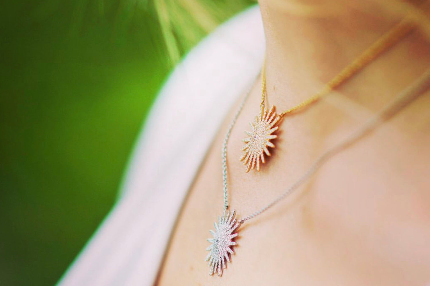 Diamond Starburst Necklace