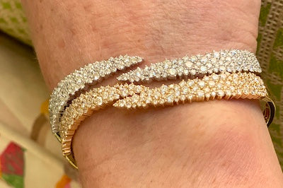 Diamond Bypass Bracelet