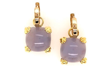 Blue Chalcedony Charms