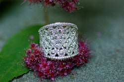 Woven Diamond Ring